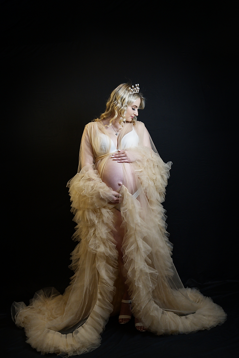 We have an ever growing collection of maternity gowns and accessories you can use free of charge!.Many of the gowns are custom made specially for us and you won’t